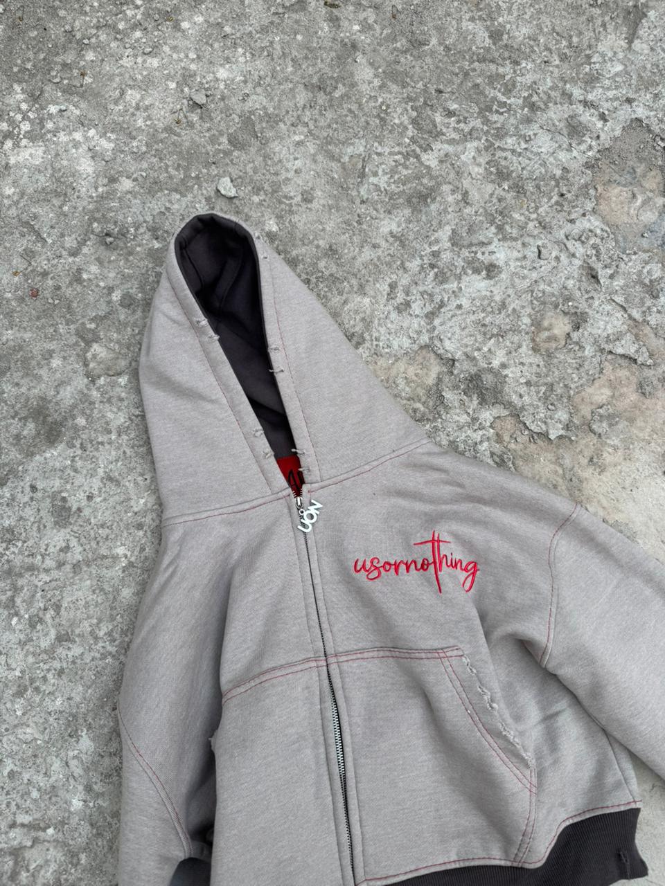 RUBY GREY ZIP